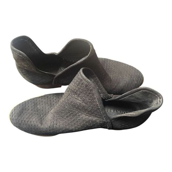 Lucky Brand Baley Black Suede Ankle Boots Size 9 - Picture 4 of 6